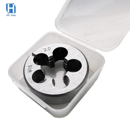 DIN223 Metric HSS Alloy Steel Round Dies for External Thread Cutting Tools